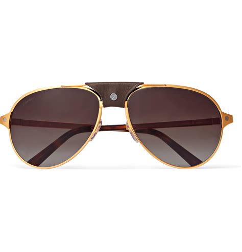 aviator sunglasses cartier|santos de cartier aviator sunglasses.